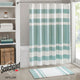 Madison Park Spa Waffle Shower Curtain With 3M Treatment, Aqua
