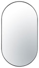 Capsule Wall Mirror, Black
