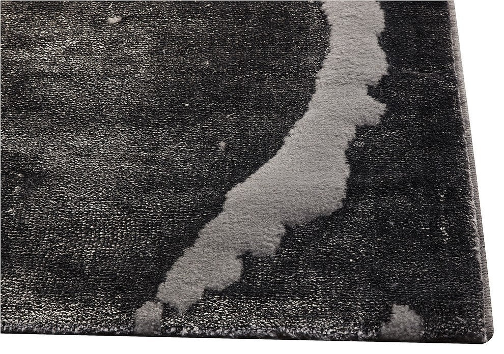 Grey New Zealand Wool Area Rug
