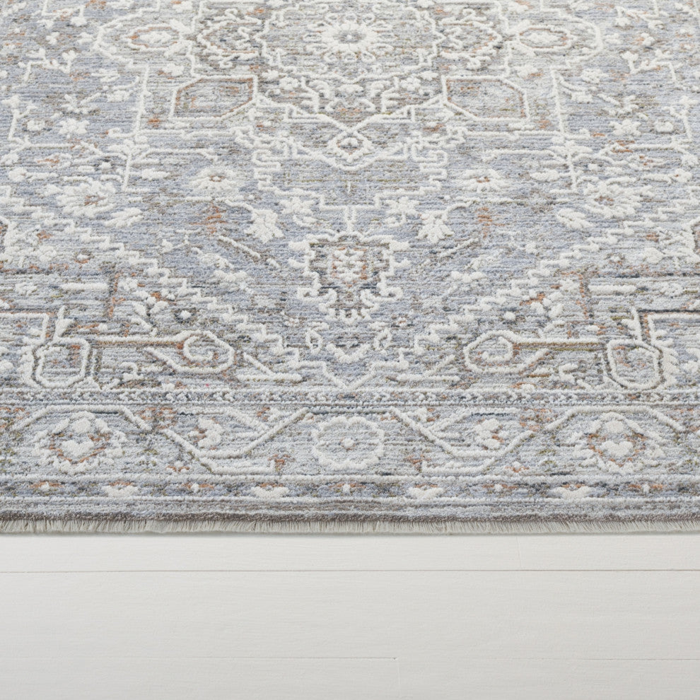 Lauren Ralph Lauren Collection Clover LRL1272 Rug, Grey/Beige, 2'x8'