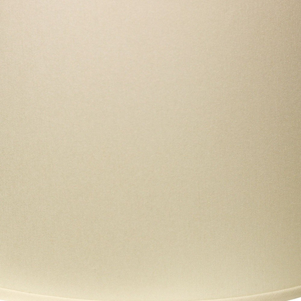 13" Ivory Throwback Drum No Slub Lampshade