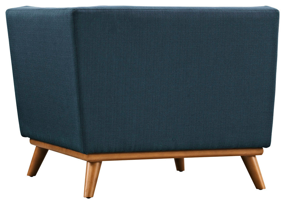 Modern Contemporary Corner Sofa , Navy, Fabric