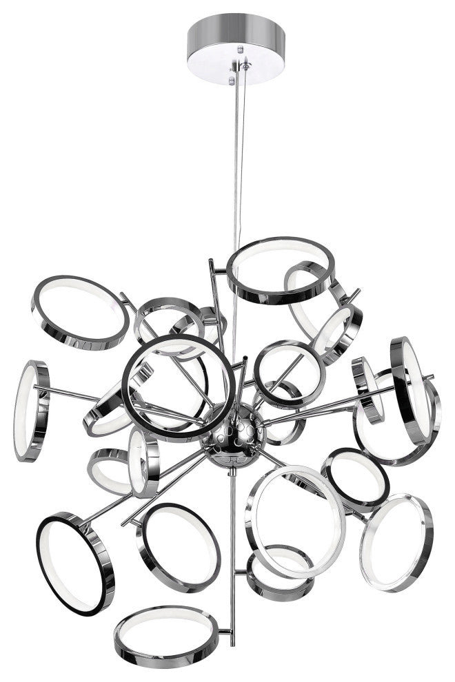 Colette LED Chandelier With Chrome Finish