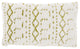 Mina Victory AA019 Throw Pillow, Lime, 12"X20"