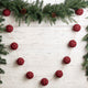 2pk 6'L Red and Black Plaid Fabric Garland