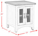 Picket House Nolan End Table, White