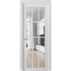 Solid French Door Clear Glass 12 lites | Felicia 3355 White Silk | -28 x 84