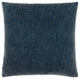 Surya Washed Texture Deep Teal Pillow Shell With Polyester Insert 18"H X 18"W