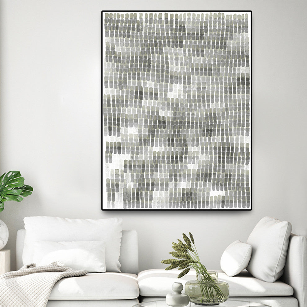 "Woven Reeds III" Oversized Framed Canvas, 60" x 40"