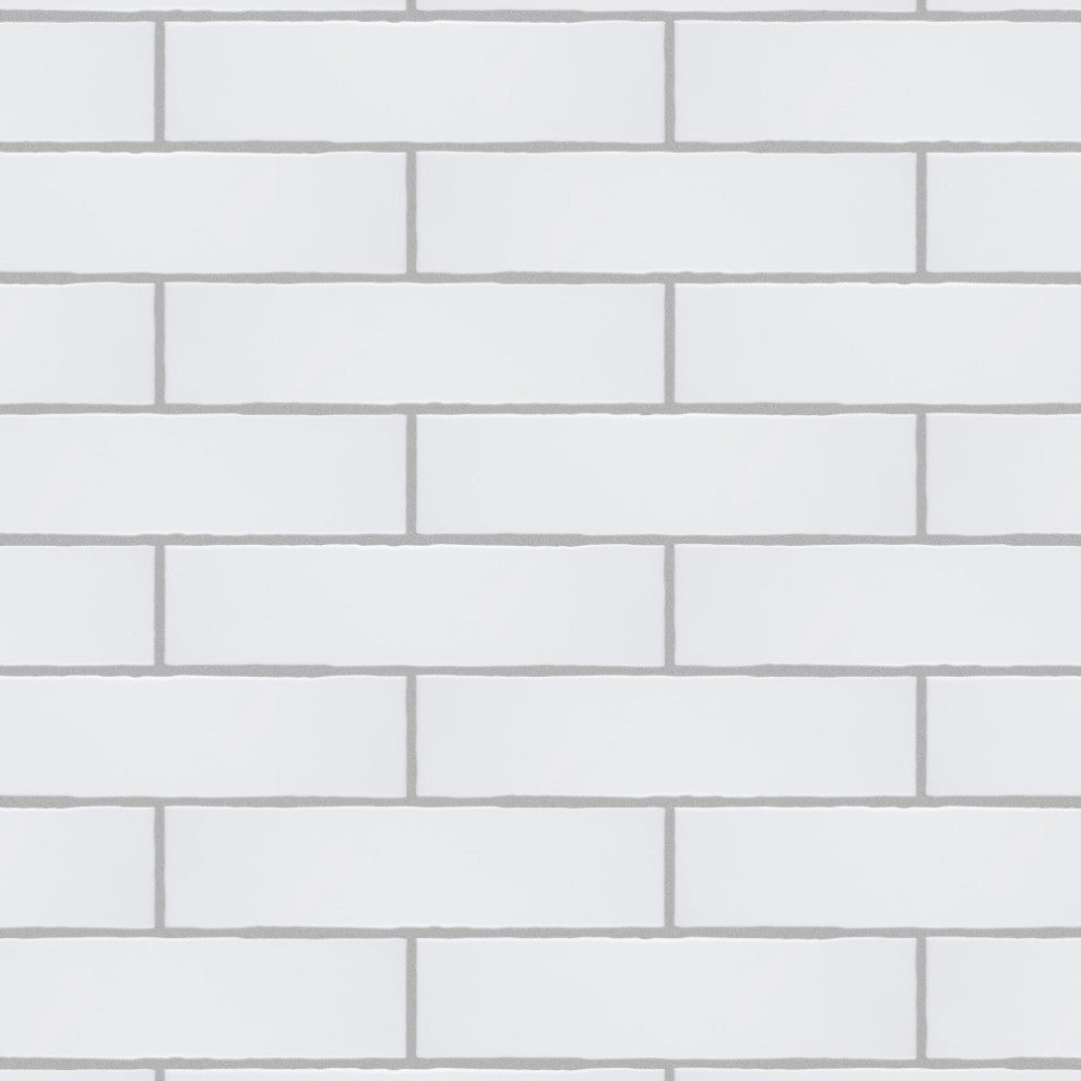 Castillo 3" x 12" Ceramic Wall Tile, White