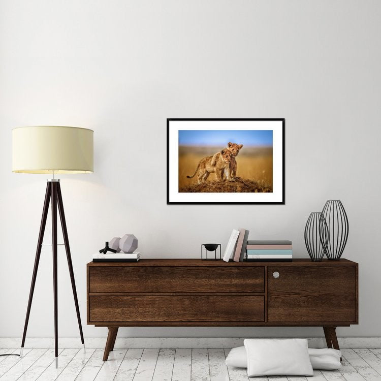 "Brothers For Life" Framed Digital Print by Jeffrey C. Sink, 38"x28"