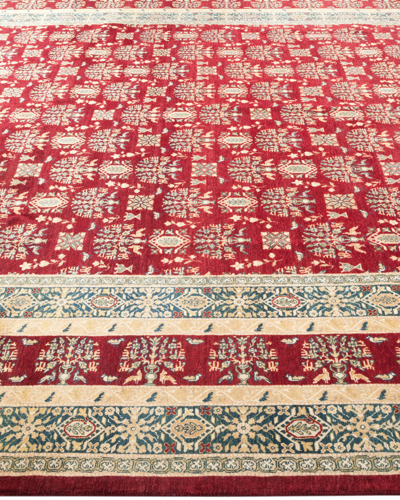 Mogul, One-of-a-Kind Hand-Knotted Area Rug Red, 8'3"x10'5"