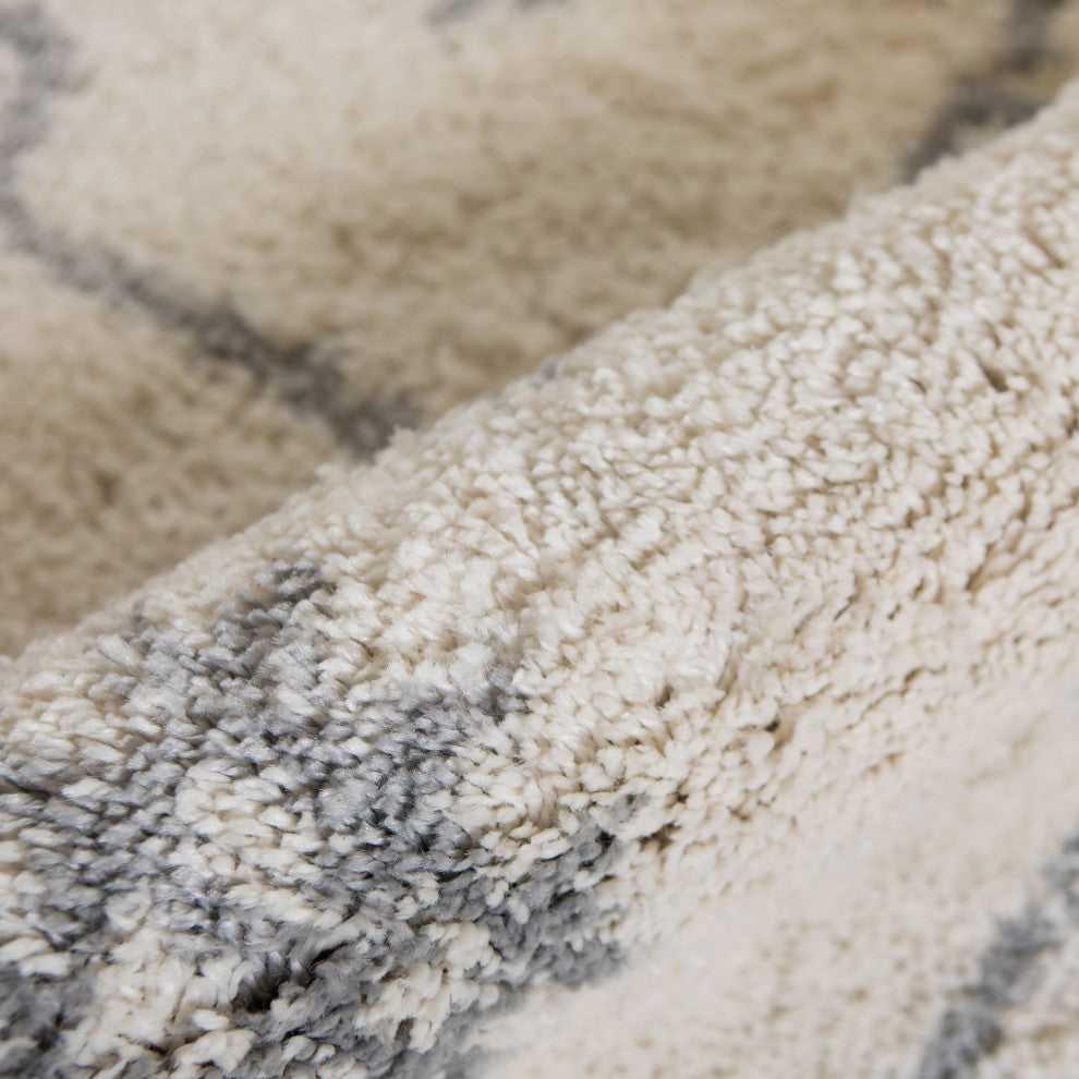 Aspen Emara Shag Polypropylene Area Rug, 2'2" X 10'