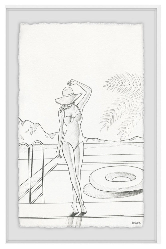 "Summer Sweetheart" Framed Painting Print, 30"x45"