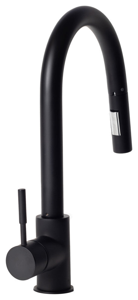 ZLINE Gemini Kitchen Faucet in Matte Black (GEM-KF-MB)