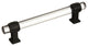 Amerock Pull 128mm Glacio Clear Black Bronze