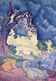 Henri Edmond Cross Goats, 18"x27" Gallery Wrapped Canvas Print