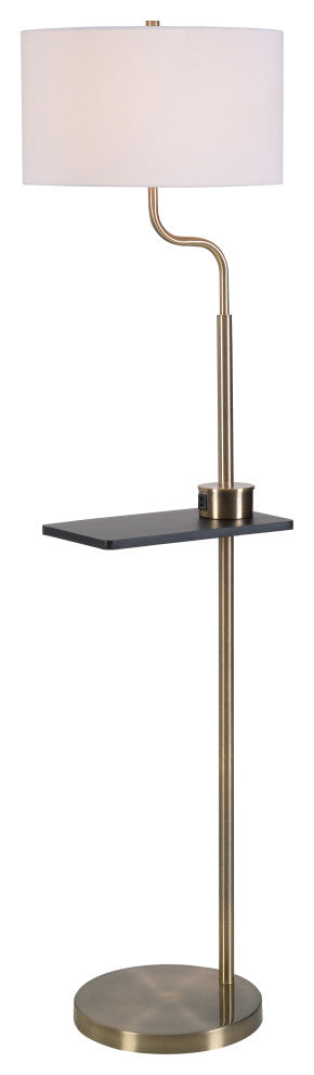 Kenroy 34308AB 1-Light Floor Lamp, Milo