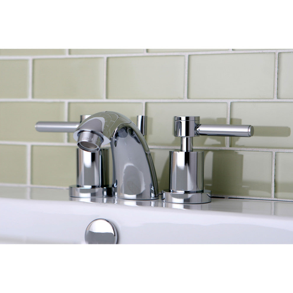 Kingston Brass Mini-Widespread Bathroom Faucet, Polished Chrome