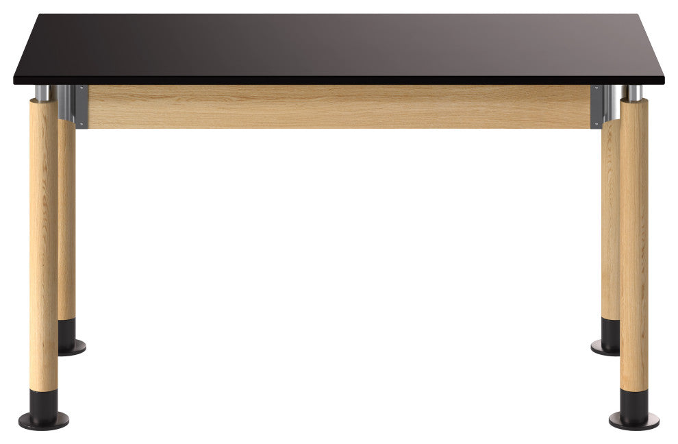 NPS Signature Science Lab Table, Oak, 24 x 54, Chemical Resistant Top