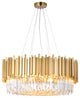 Bethel International MU10C28G 12 Light Chandelier, Gold