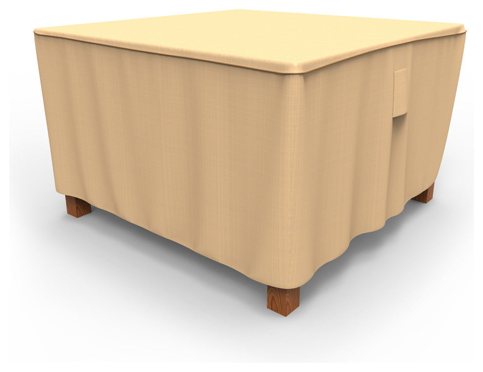NeverWet Savanna Square Patio Table Covers, Medium - 28"h X 46"l X 46"w