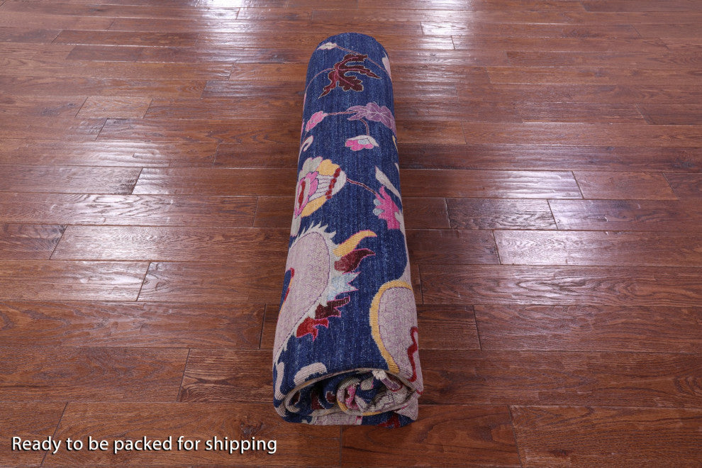 Hand Knotted Dragon Design Wool Rug 8' 0" X 9' 7" - Q12662