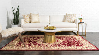 Unique Loom Red Napoleon Versailles 5' 0 x 8' 0 Area Rug