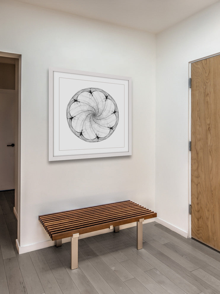 "Flower Contained" Framed Art Print