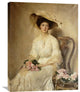 "Portrait of a Lady" Canvas Giclee by John Henry Frederick Bacon, 23"x30"