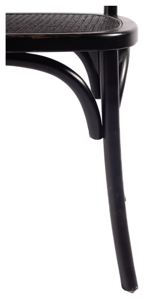 Rustic Churchill Dining Chair Antique Black - M2 - Black