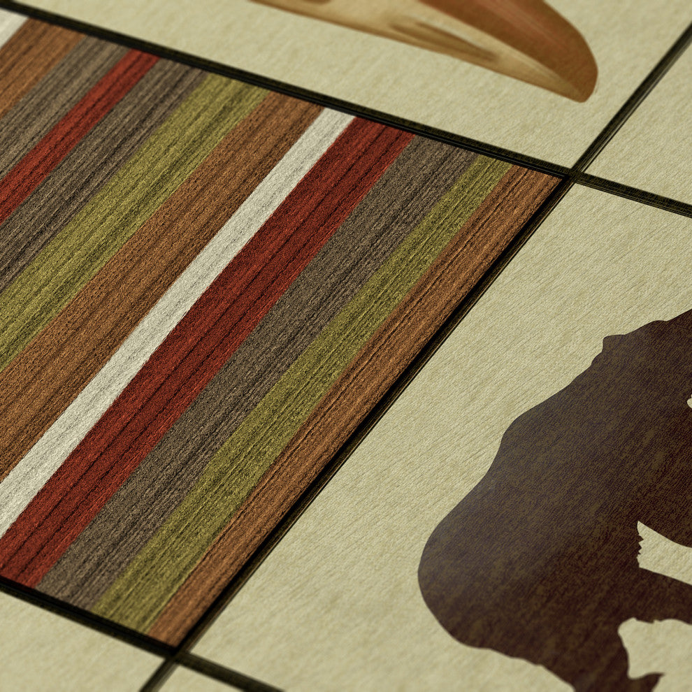 Indoor/Outdoor Excursion EX3 Canyon Machine Washable 9' x 12' Rug