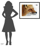 "Red Fox" Framed Digital Print by Alain Turgeon, 32x26"
