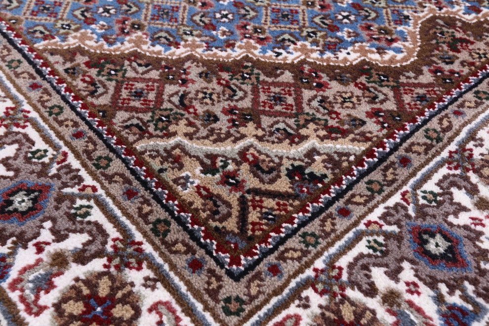 Wool & Silk Hand-Knotted Persian Tabriz Rug 3' 0" X 4' 11" - Q13023