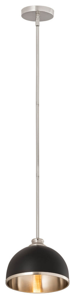 Zlite 6011P18-PN 1-Light Pendant, Polished Nickel