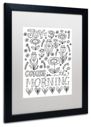 Elizabeth Caldwell 'Joy in the Morning' Art, Black Frame, White Mat, 16x20