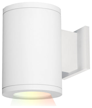 Tube Architectural 5" LED Color Changing Wall-Light Straight Spot Beam, White