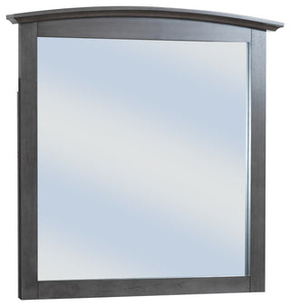 Cambria Arched Mirror, Gray
