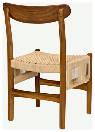 Shagira Chair, Teak With Woven Rope