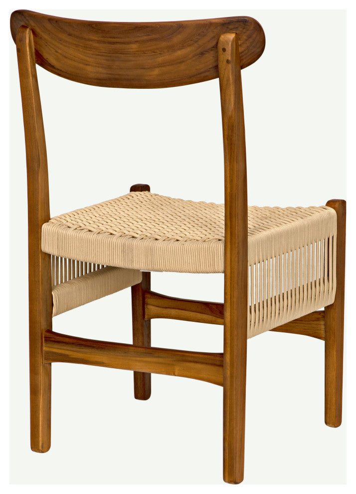 Shagira Chair, Teak With Woven Rope