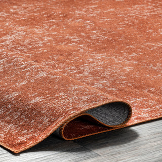 Nuloom Elspeth Casual Faded Washable Rug, Burnt Orange 7' 3" x 9' 3"