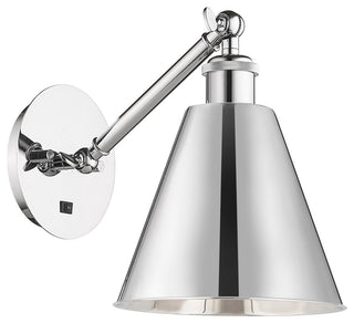 Innovations 317-1W-PC-MBC-8-PC-LED 1-Light Sconce, Polished Chrome