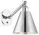 Innovations 317-1W-PC-MBC-8-PC-LED 1-Light Sconce, Polished Chrome