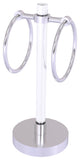 Clearview Vanity Guest Towel Ring, Satin Chrome
