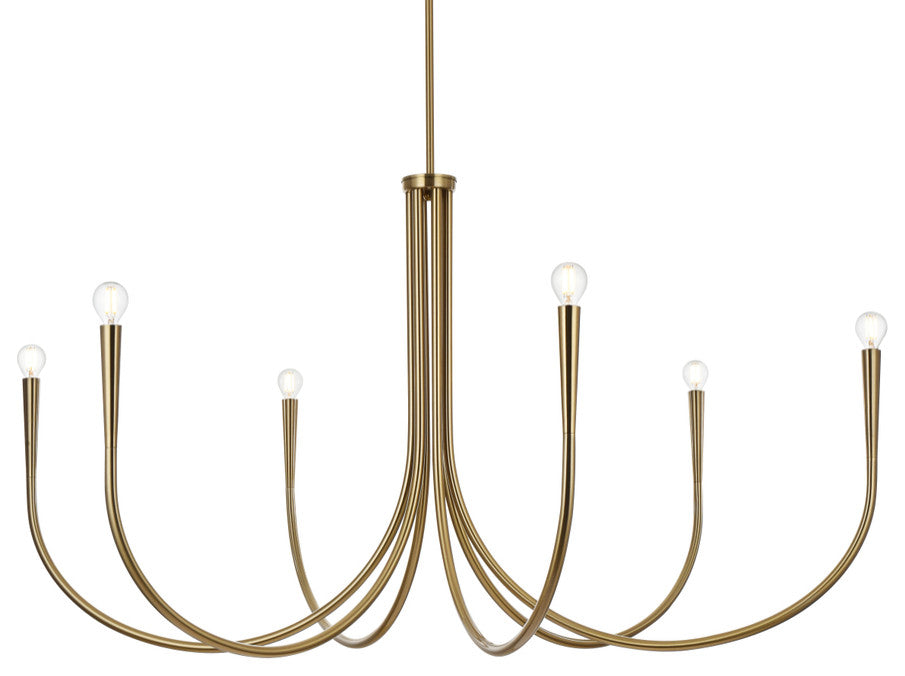 Home Living 50" Chandelier, Gold