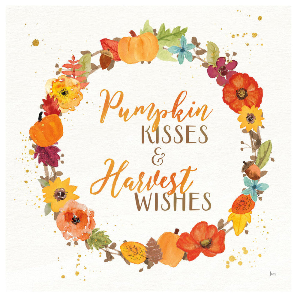 "Harvest Wishes II" Digital Paper Print by Jess Aiken, 20"x20"