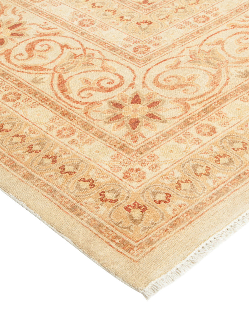 Octavia, One-of-a-Kind Hand-Knotted Area Rug Ivory, 8'2"x10'4"
