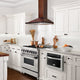 ZLINE 30 in. Designer Series Hand-Hammered Wall Mount Range Hood, 8KBH-30