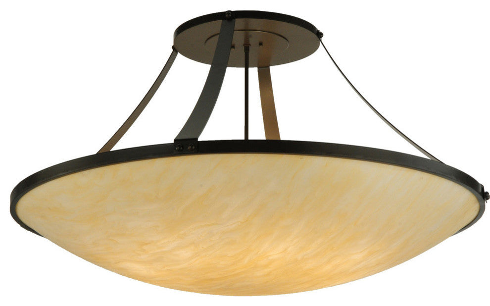 44W Urban Semi-Flushmount