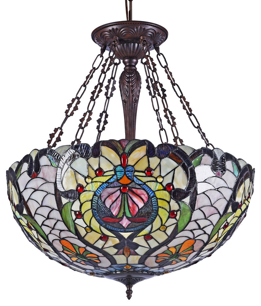 Pauline 4-Light Inverted Ceiling Pendant 24"